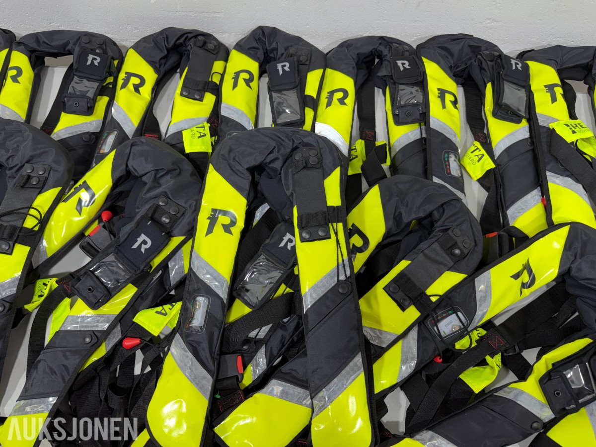 16x Redningsvester 170N – Regatta ProSafe – Oppblåsbare m/sele 