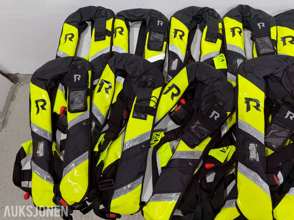 16x Redningsvester 170N – Regatta ProSafe – Oppblåsbare m/sele 