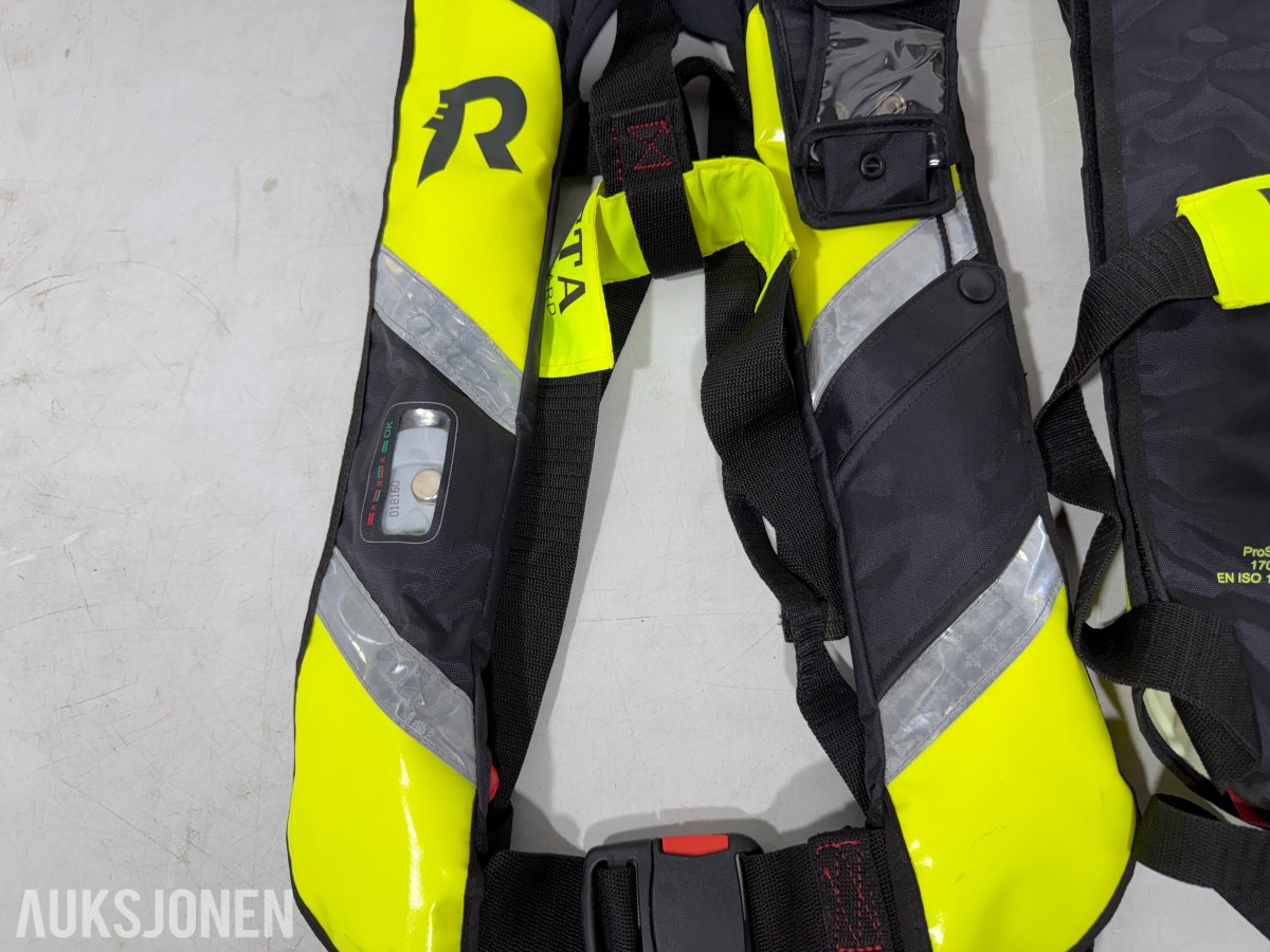 16x Redningsvester 170N – Regatta ProSafe – Oppblåsbare m/sele 