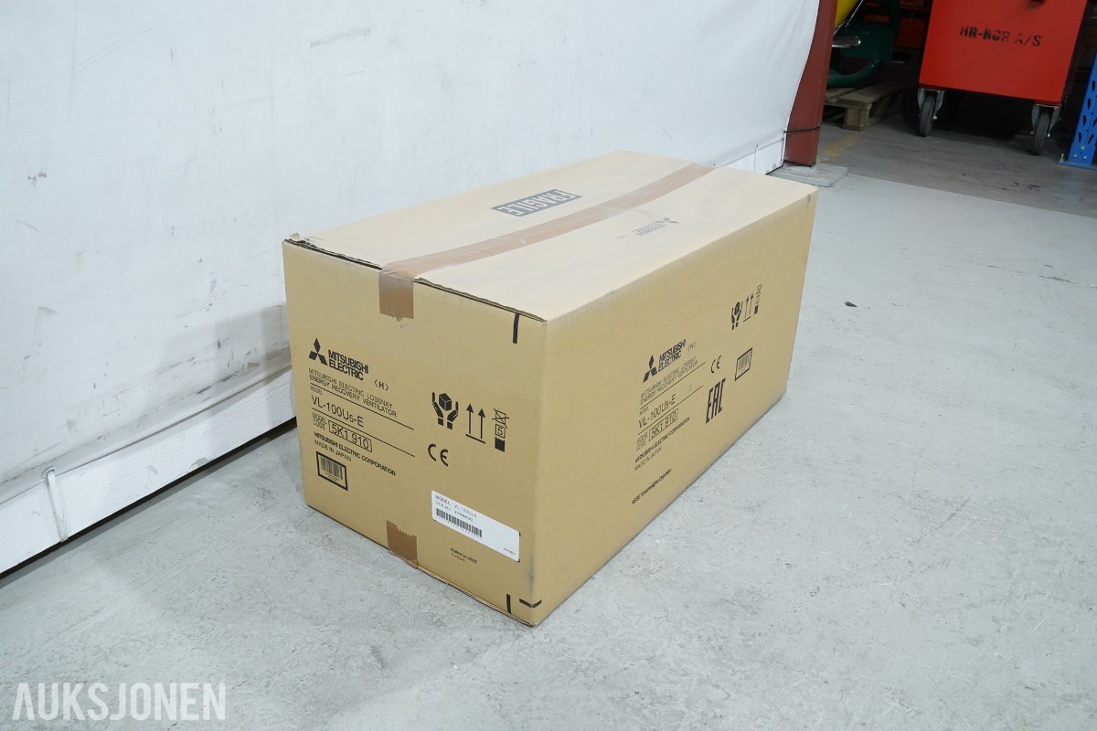 2 stk. Mitsubishi Electric VL-100U5-E miniventilasjon