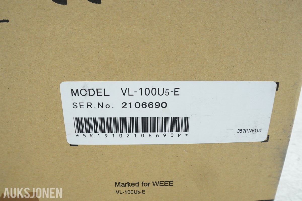 2 stk. Mitsubishi Electric VL-100U5-E miniventilasjon