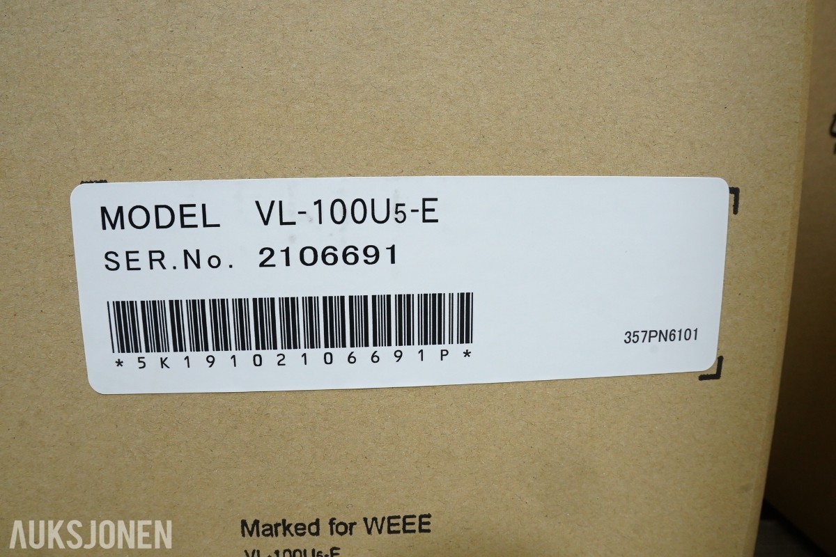 2 stk. Mitsubishi Electric VL-100U5-E miniventilasjon