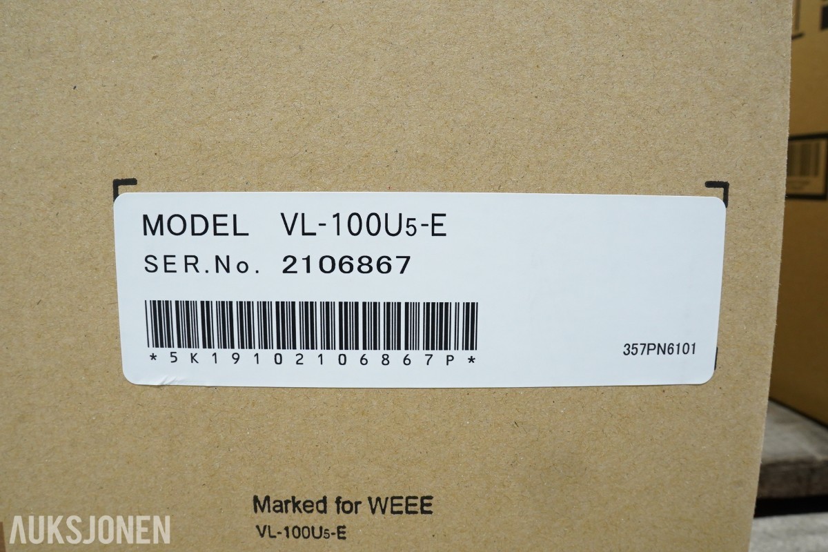 2 stk. Mitsubishi Electric VL-100U5-E miniventilasjon
