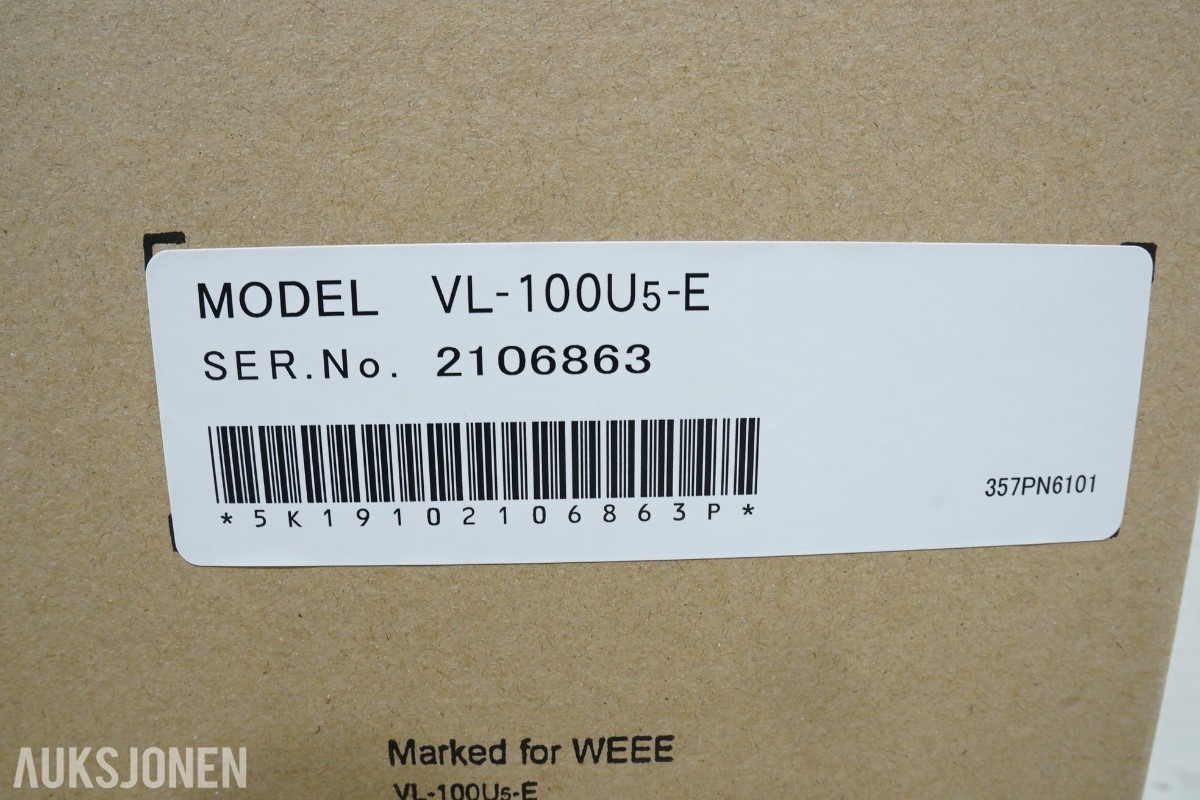 2 stk. Mitsubishi Electric VL-100U5-E miniventilasjon