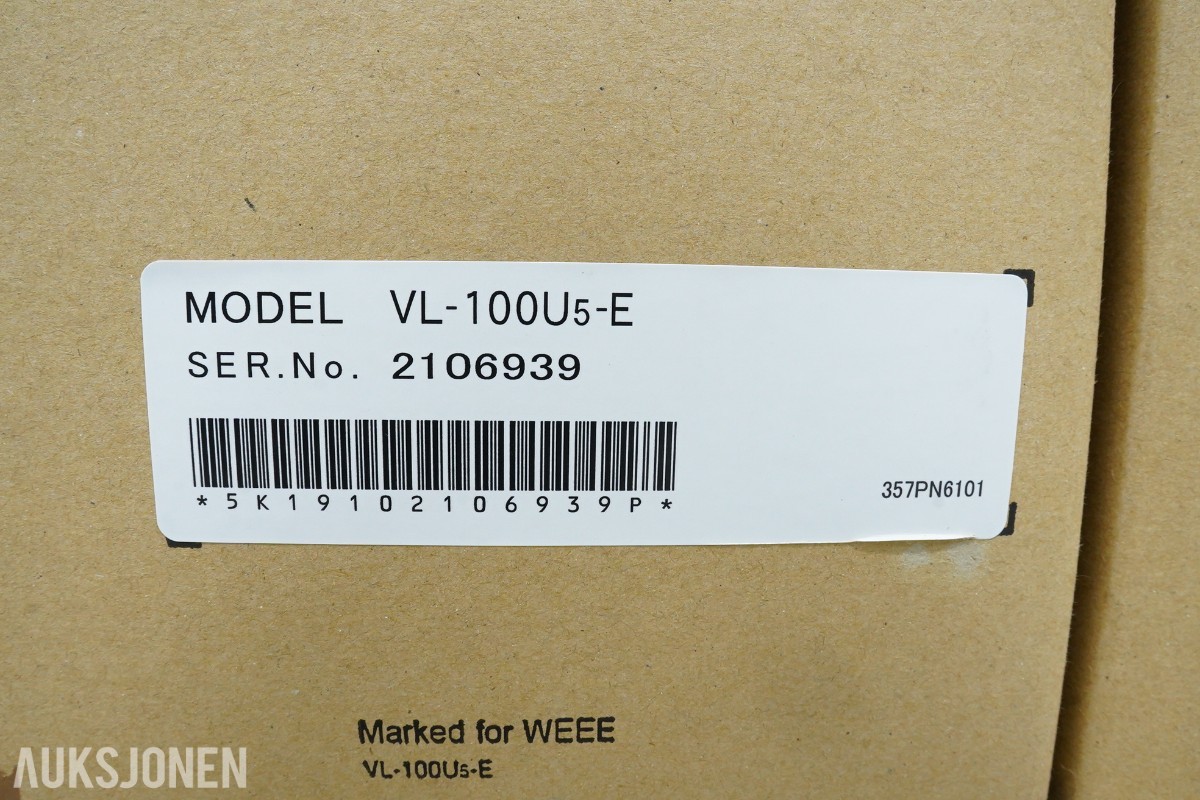 2 stk. Mitsubishi Electric VL-100U5-E miniventilasjon