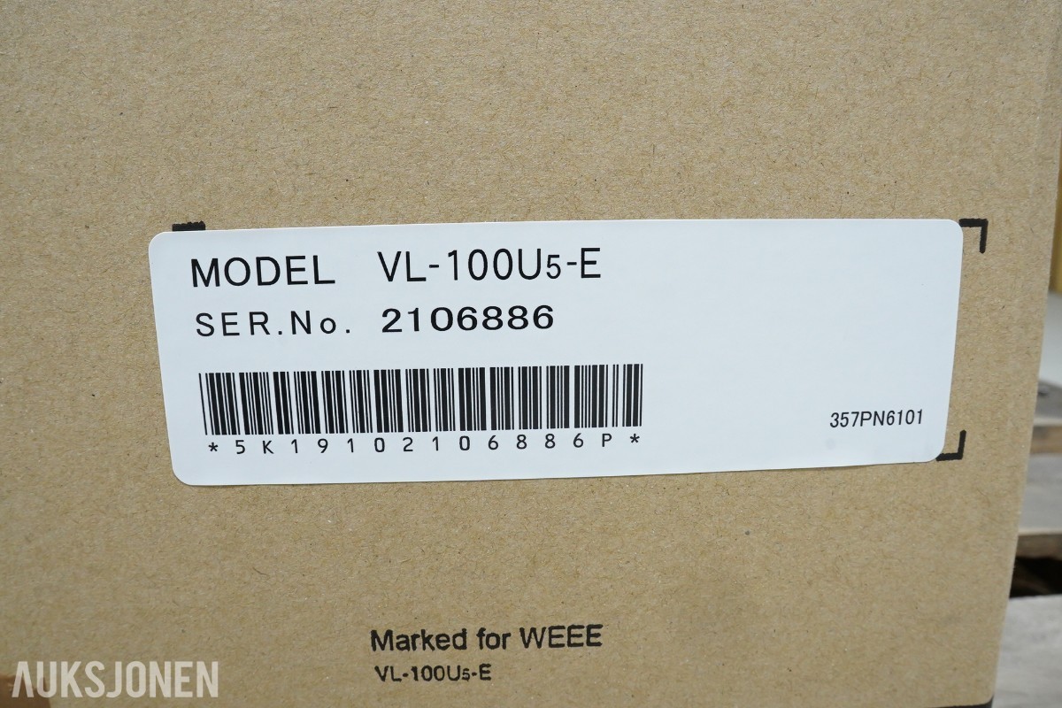 2 stk. Mitsubishi Electric VL-100U5-E miniventilasjon