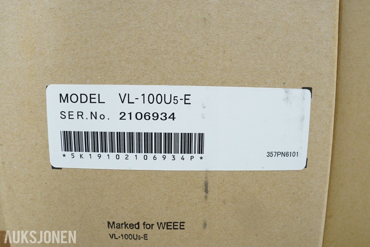 2 stk. Mitsubishi Electric VL-100U5-E miniventilasjon