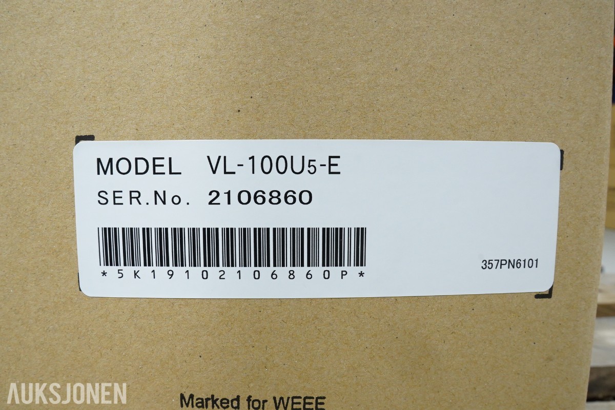 2 stk. Mitsubishi Electric VL-100U5-E miniventilasjon
