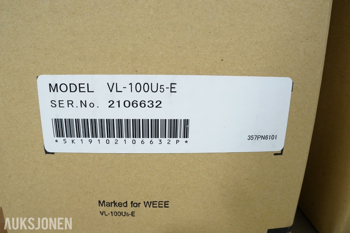 2 stk. Mitsubishi Electric VL-100U5-E miniventilasjon