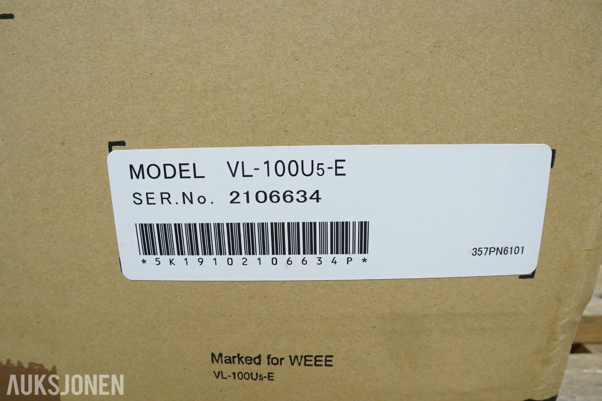 2 stk. Mitsubishi Electric VL-100U5-E miniventilasjon