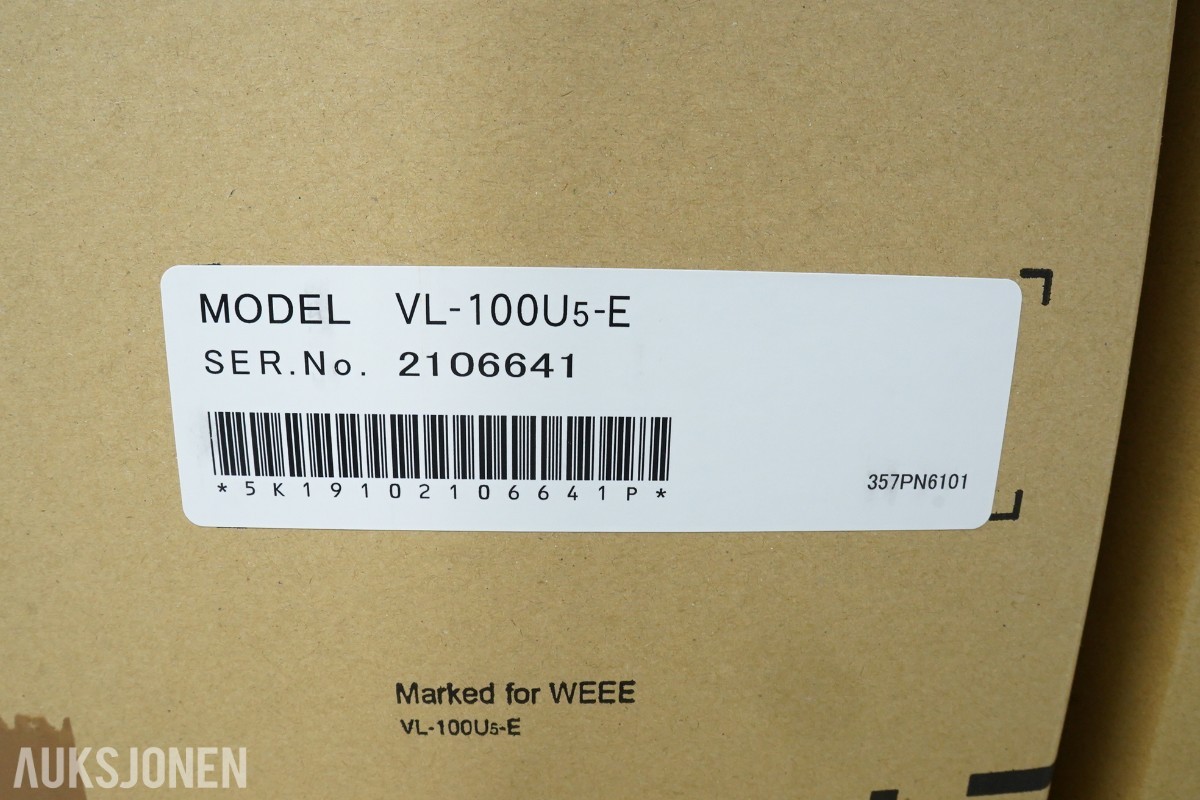 2 stk. Mitsubishi Electric VL-100U5-E miniventilasjon