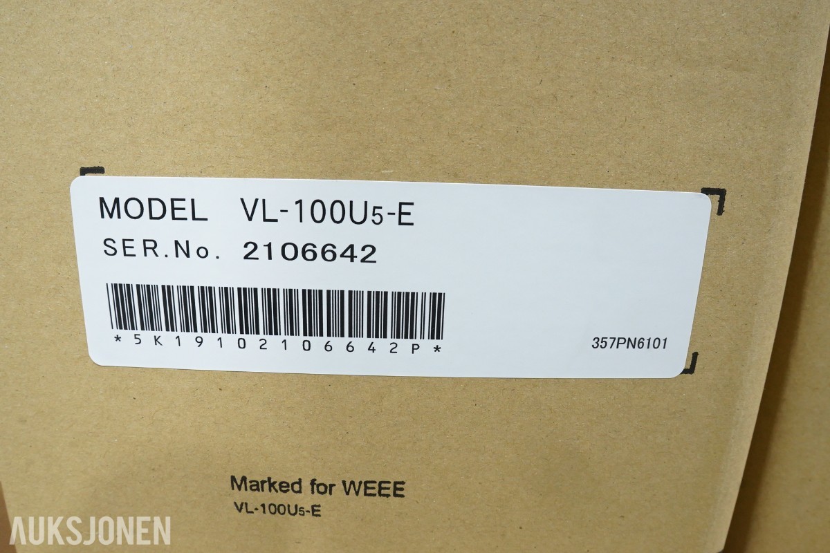 2 stk. Mitsubishi Electric VL-100U5-E miniventilasjon