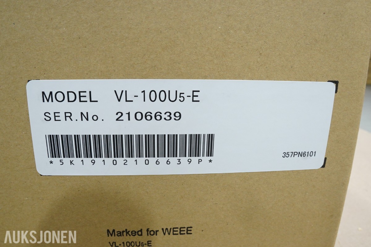 2 stk. Mitsubishi Electric VL-100U5-E miniventilasjon