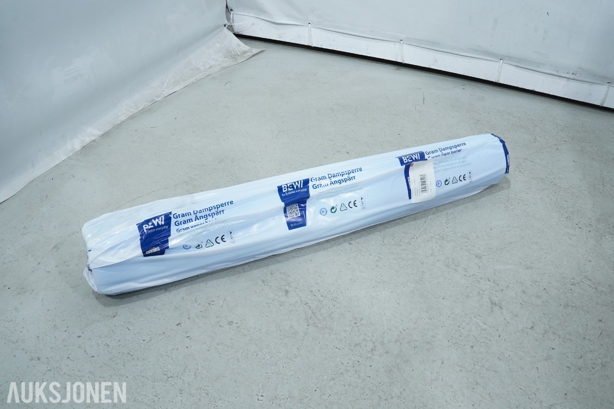 38 stk. ruller med dampsperre 4000mm x 15m 200µ
