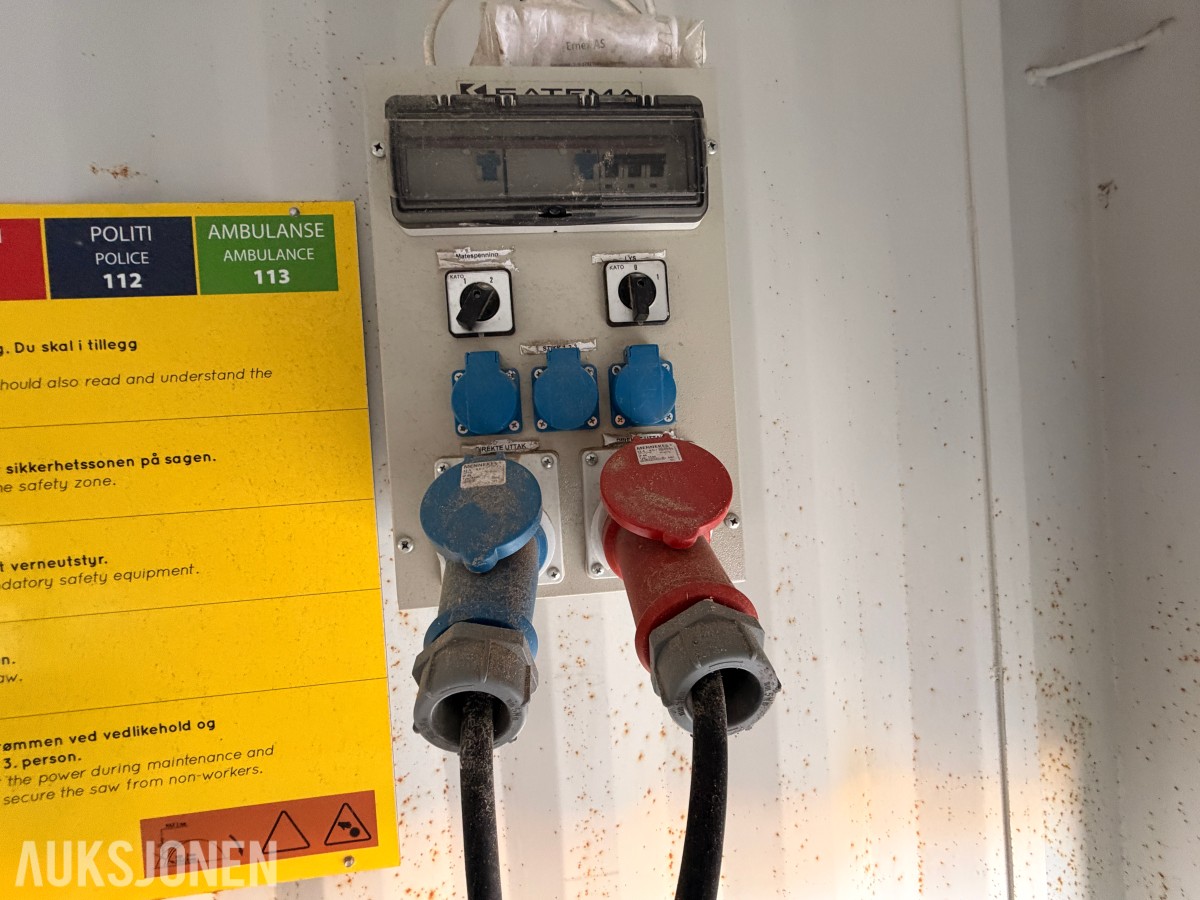SAGCONTAINER ERNEX 1603 KAPP - / GJÆRSAG OG AVSUG