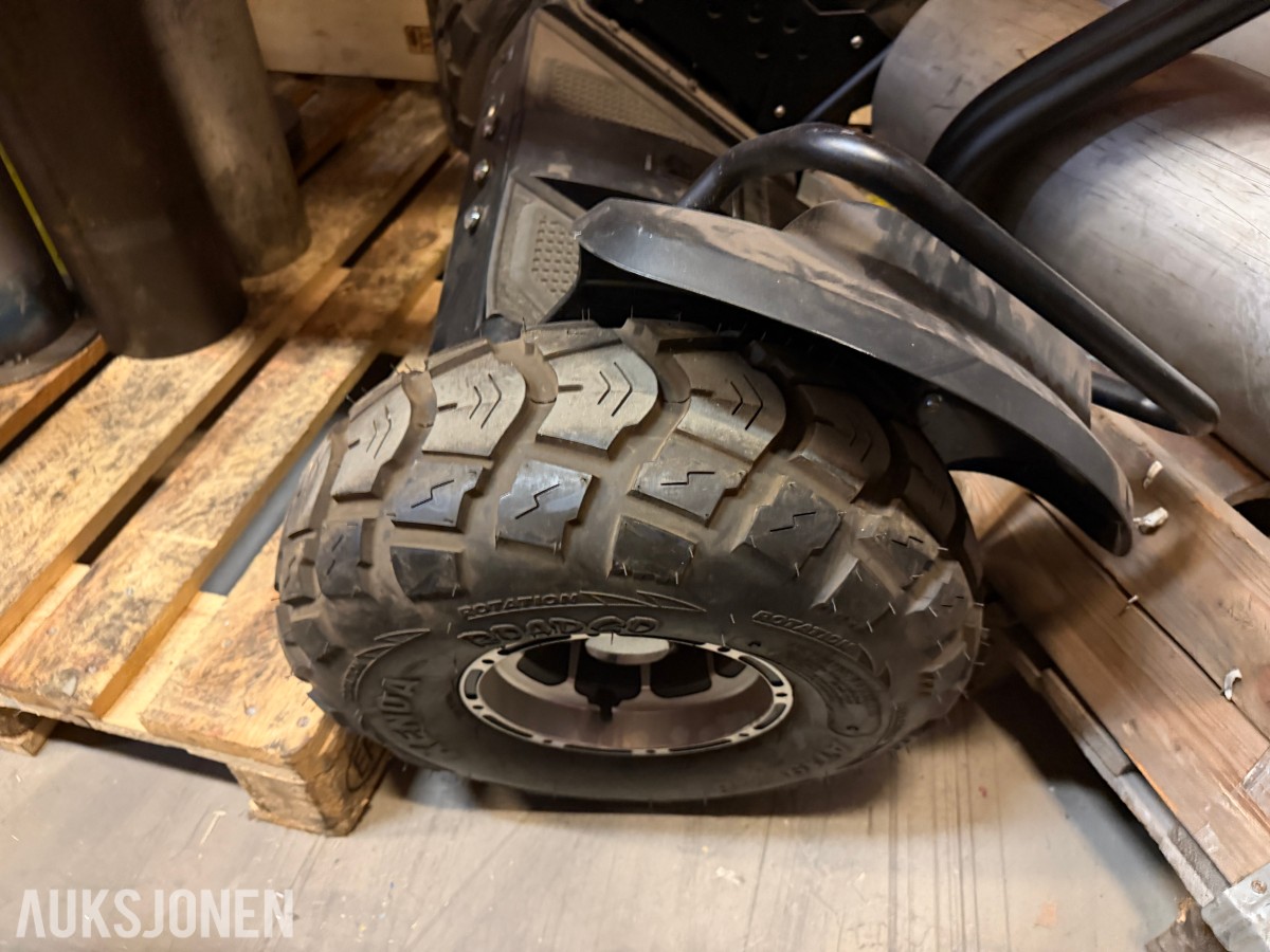 eRIDE offr – Elektrisk tohjuling/ståsykkel, kun 0,4 km