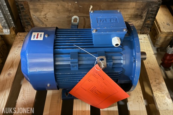 BEVI 4AL2n 132M-4 – 3-fase elektromotor 7,5 kW, IP55, IE2, B3/B5, PTC