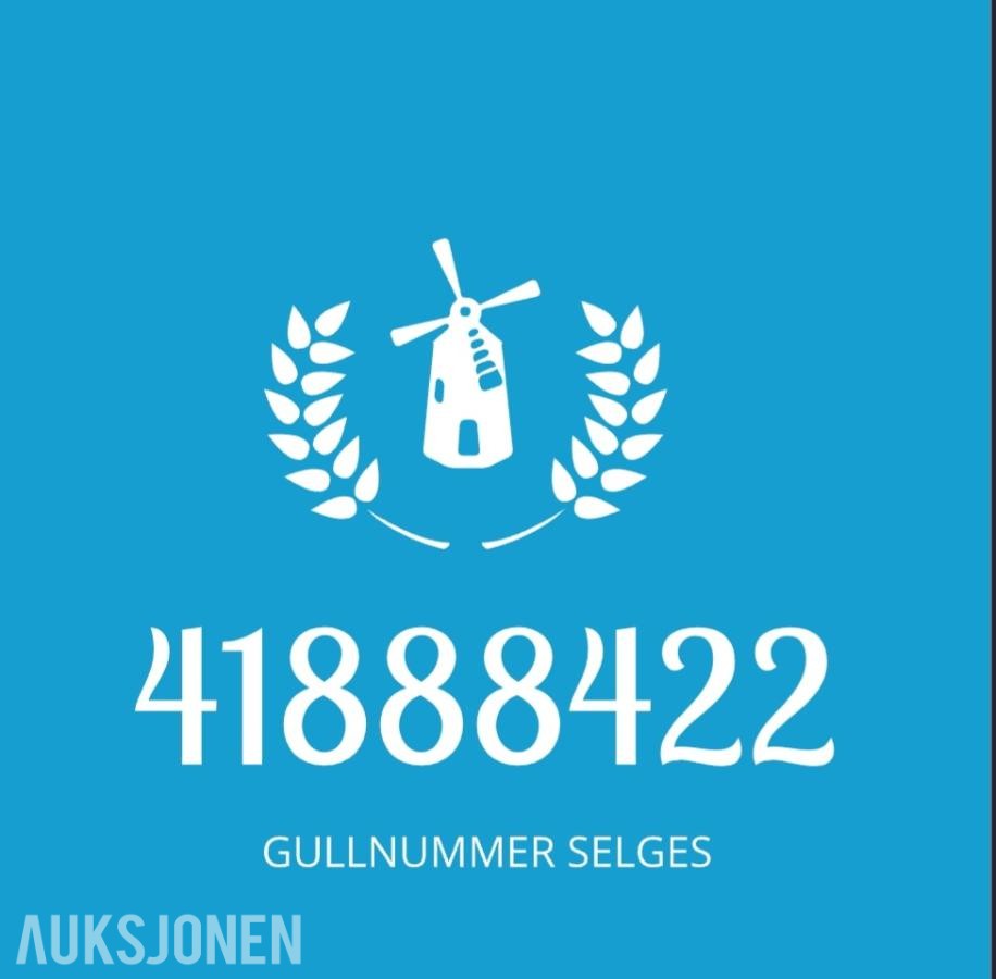 GULLNUMMER SELGES: 41888422