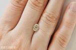 (HRD) 1.01CT OVALSLIPT NATURLIG DIAMANT. L/SI2.