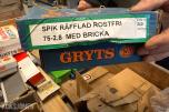Stort parti med spiker og skruer