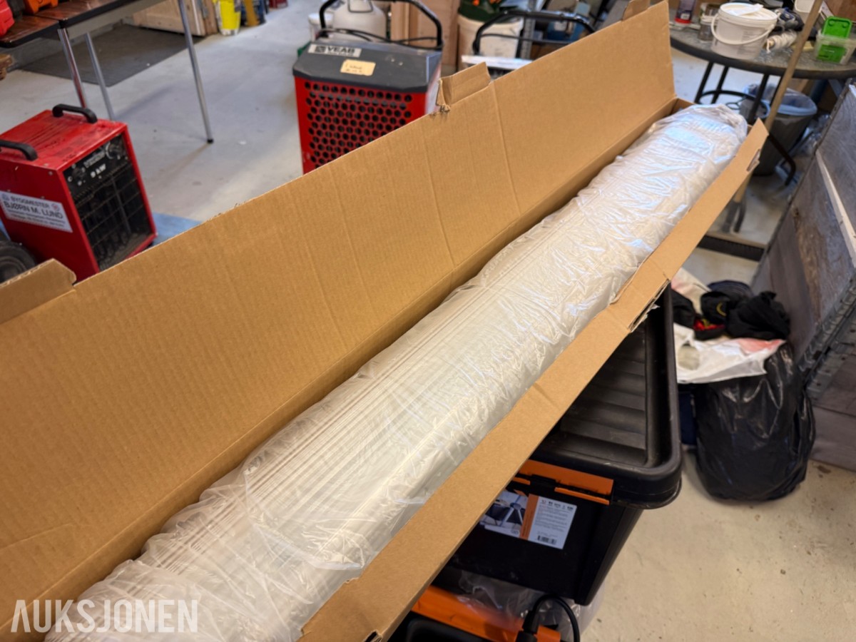 Stort parti arbeidslys / bygglamper – inkl. 2 nye Malmbergs