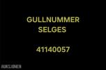 GULLNUMMER SELGES: 41140057