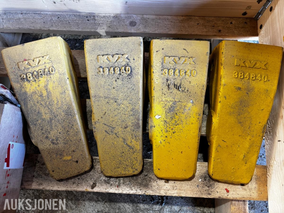 4 STK KVX GRAVEMASKINENNER M/LÅSER – HENSLEY XS25PC