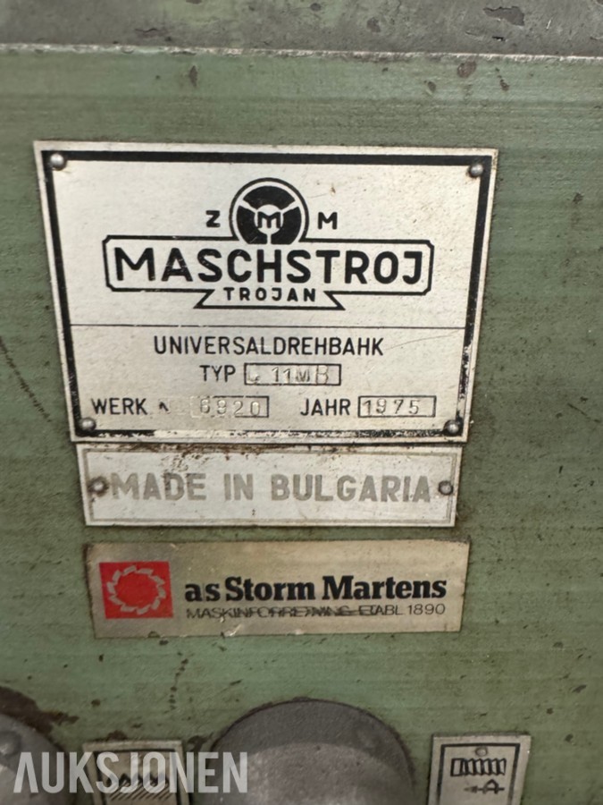 1975 MASCHSTROJ 11MB Dreiebenk