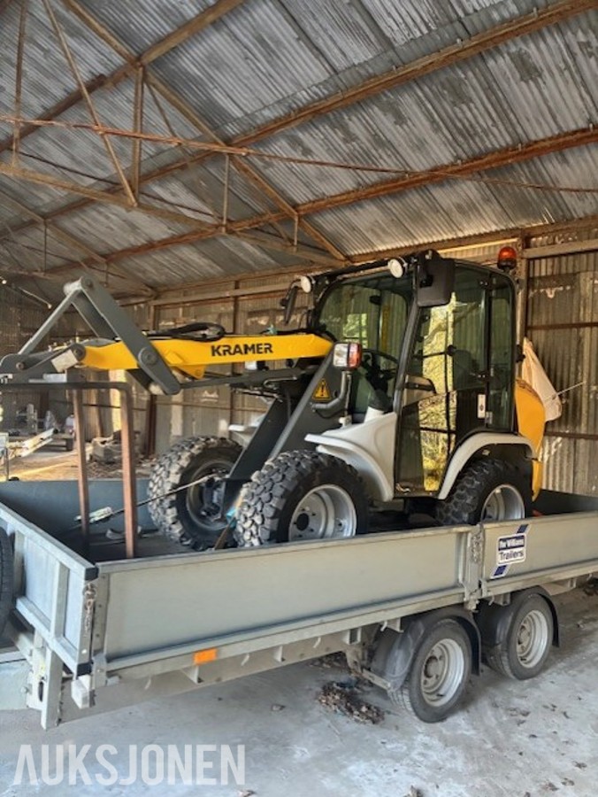 2019 Kramer 5035 Hjullaster med pallegaffel og skuffe 650t