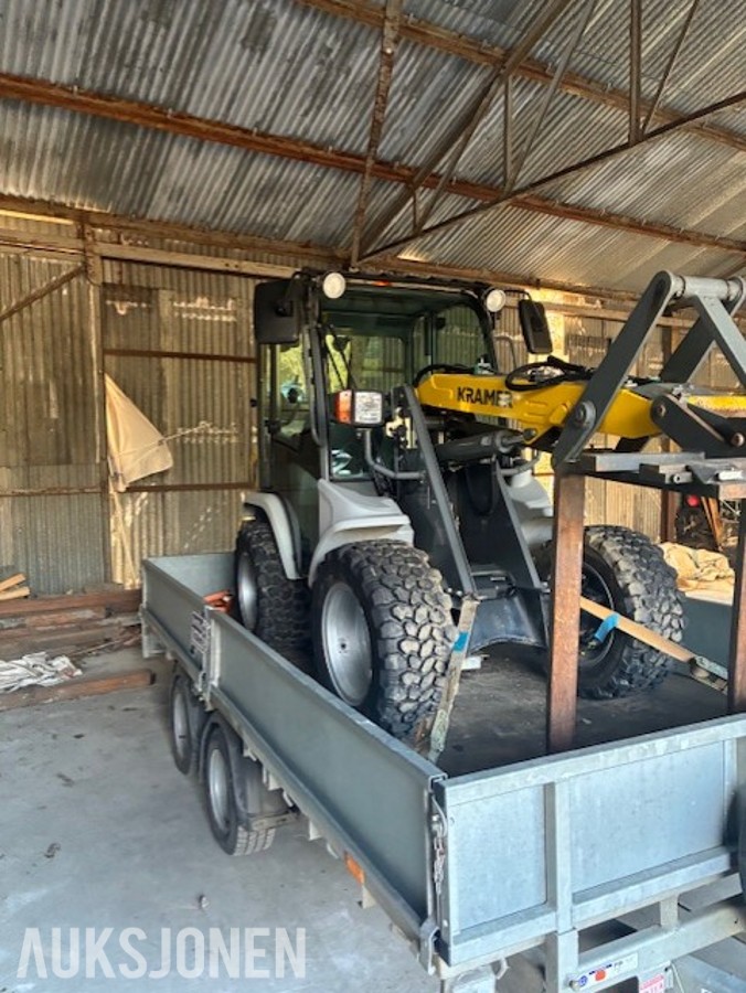 2019 Kramer 5035 Hjullaster med pallegaffel og skuffe 650t