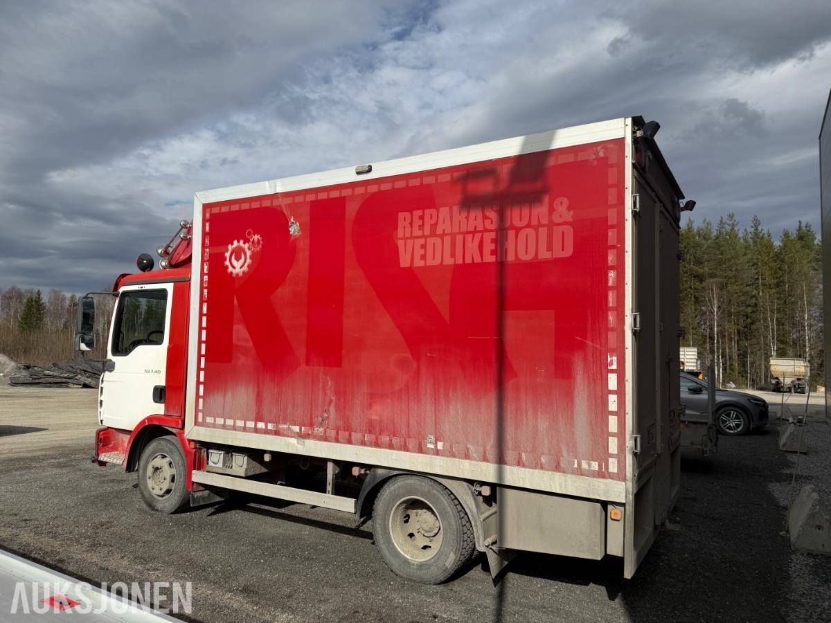 2007 MAN TGL verksted/servicebil m/skap og innredning