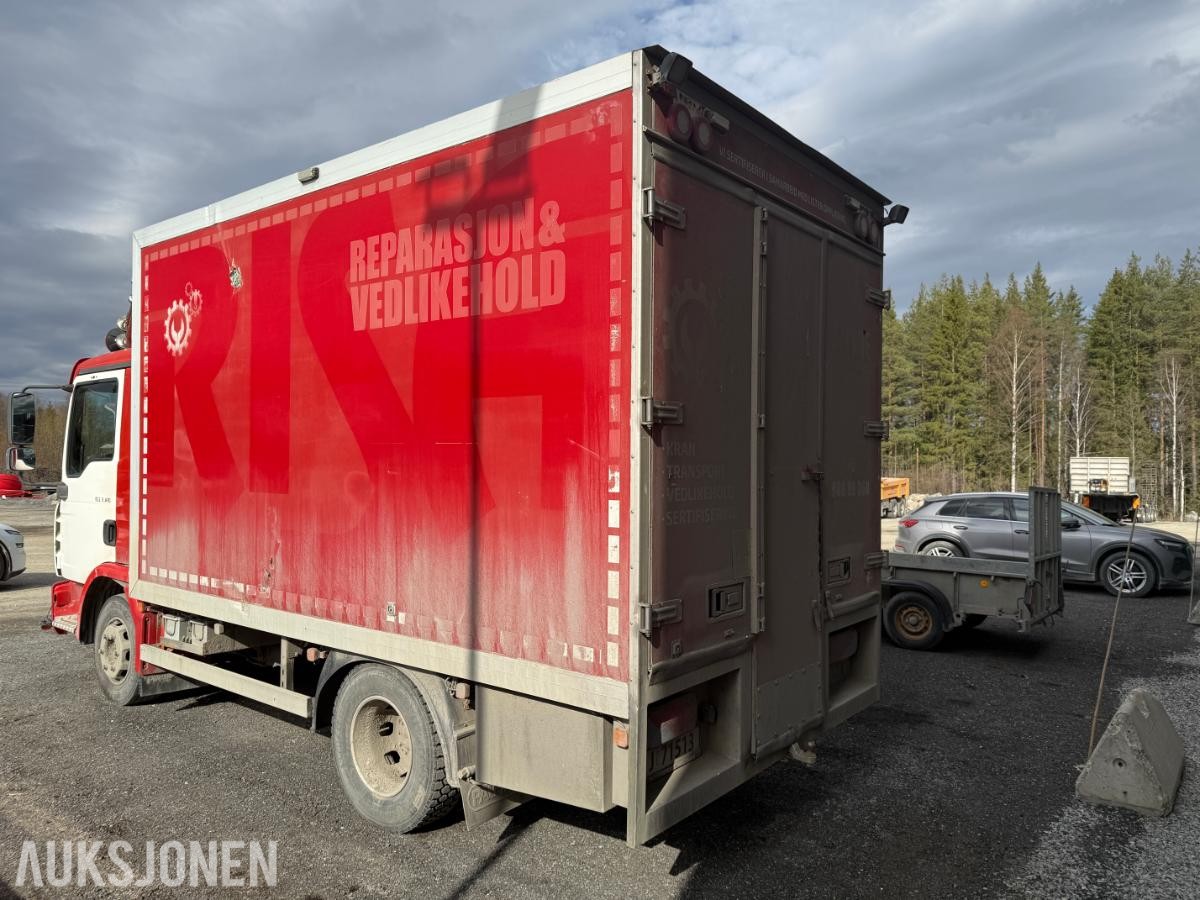 2007 MAN TGL verksted/servicebil m/skap og innredning