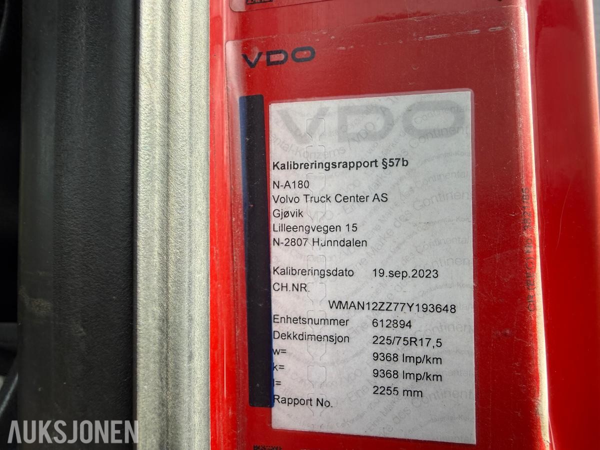 2007 MAN TGL verksted/servicebil m/skap og innredning