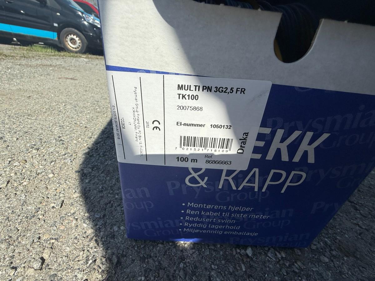 Kabeltrommel og kabler – diverse utstyr