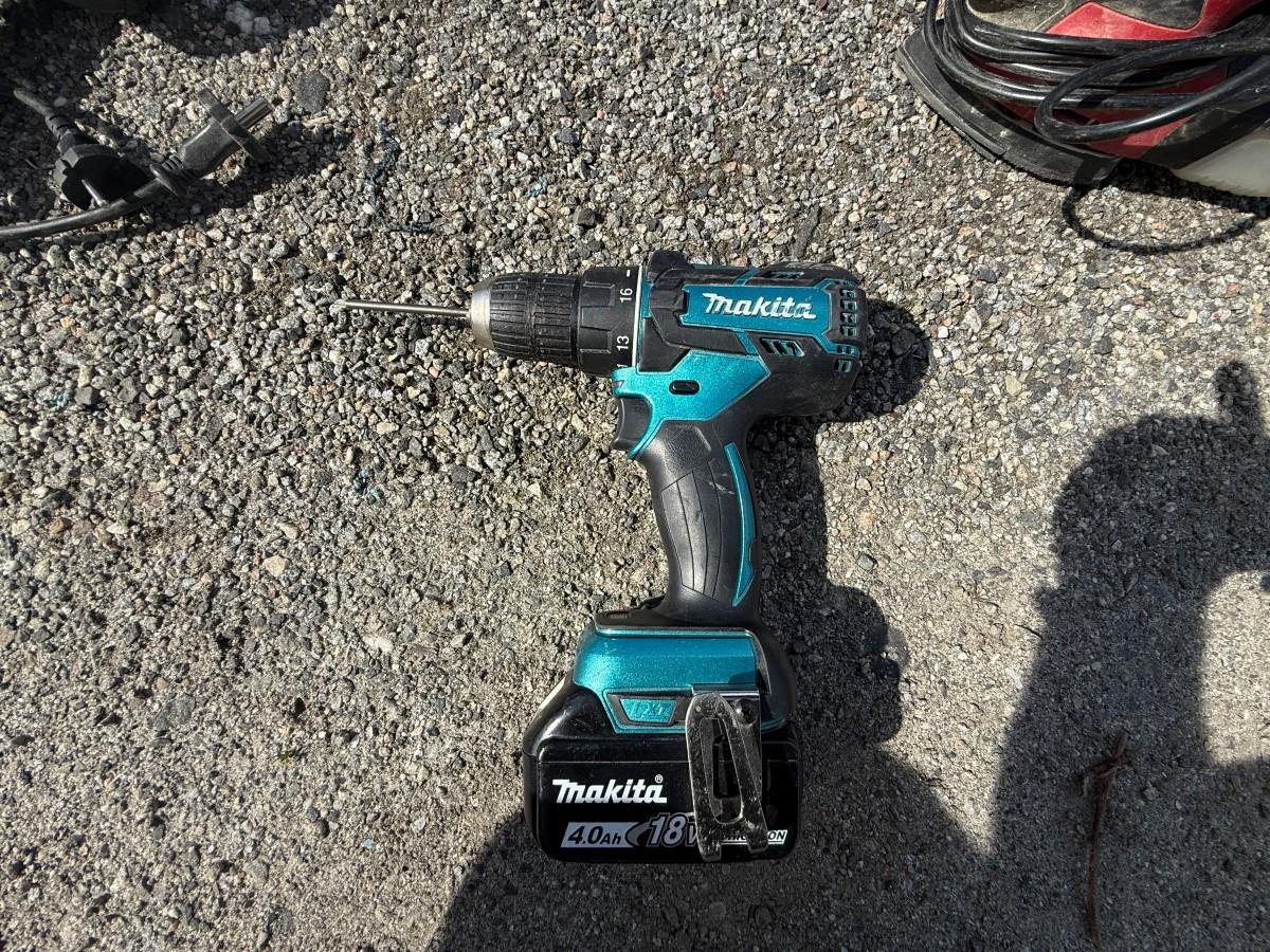 Verktøypakke – Makita drill, 2 stk Kellen sager og diverse