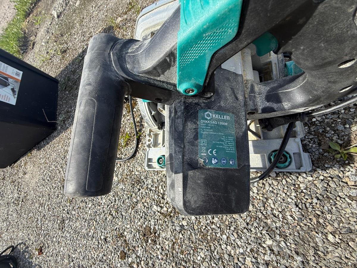 Verktøypakke – Makita drill, 2 stk Kellen sager og diverse