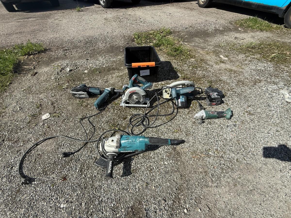 Verktøypakke – Makita, Bosch, Würth m.m.