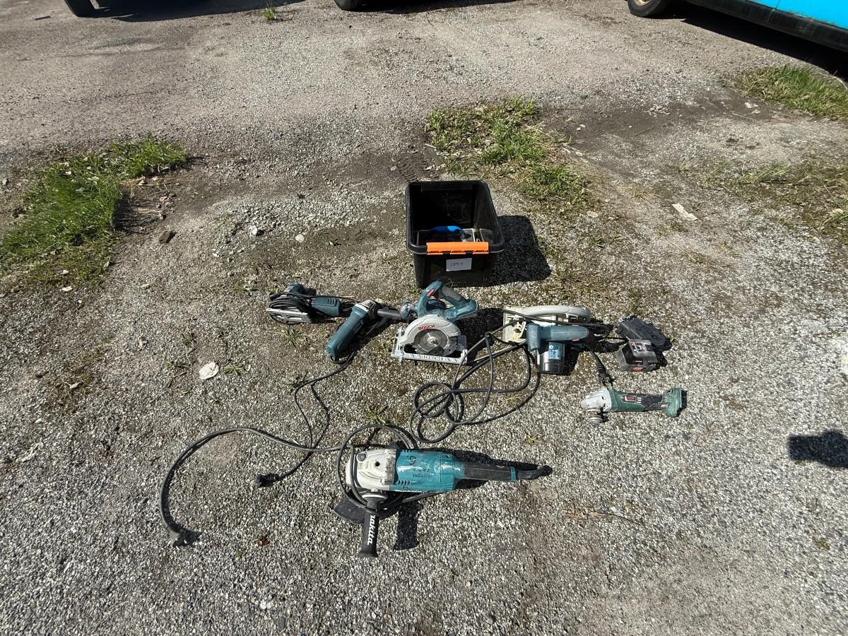Verktøypakke – Makita, Bosch, Würth m.m.