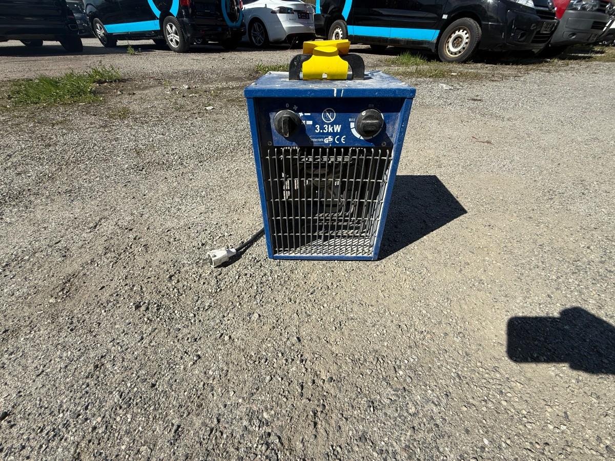 Byggvarmer / varmevifte 3,3 kW (230V)