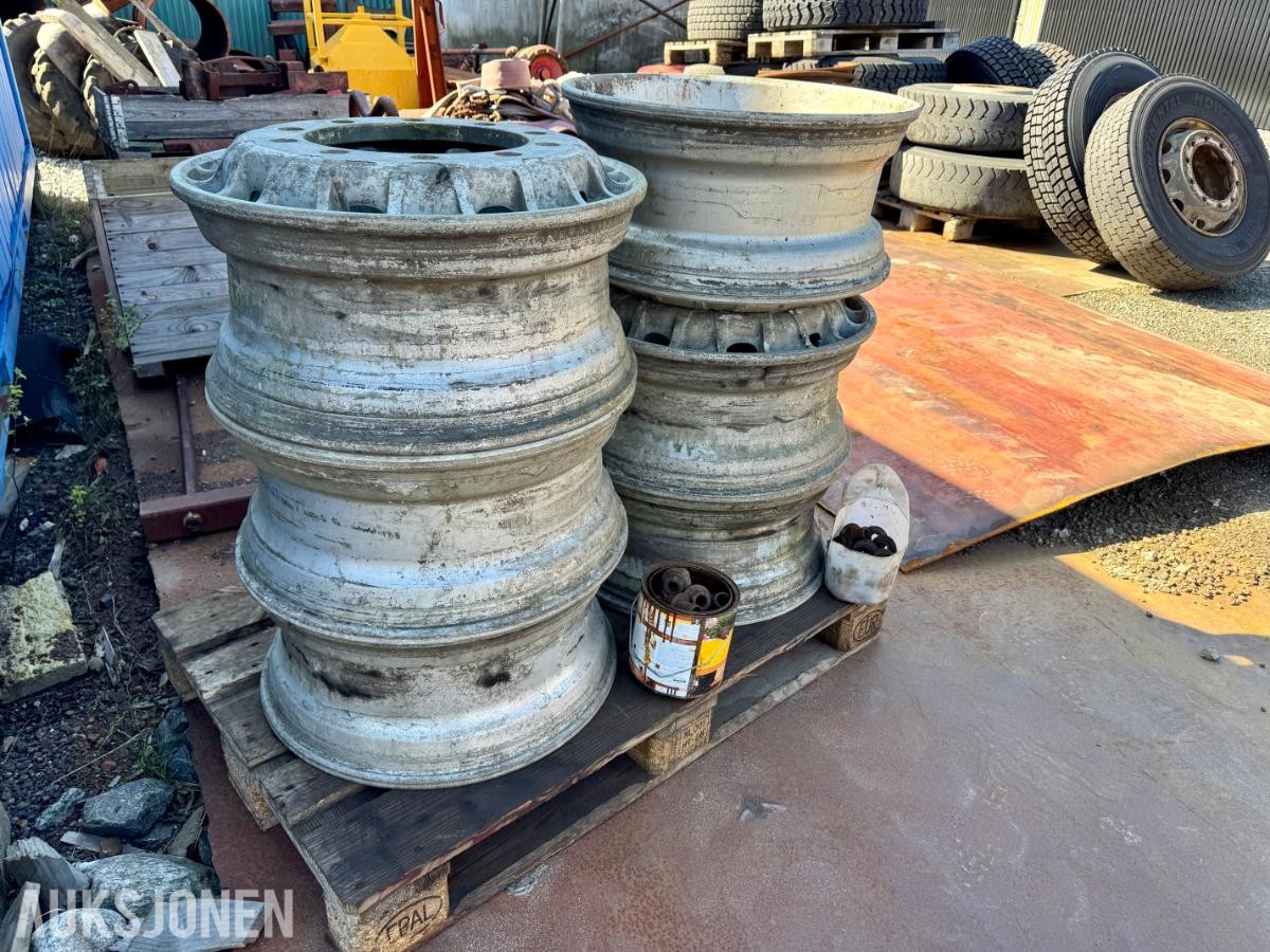 6 stk Alcoa Aluminiumsfelger til Lastebil