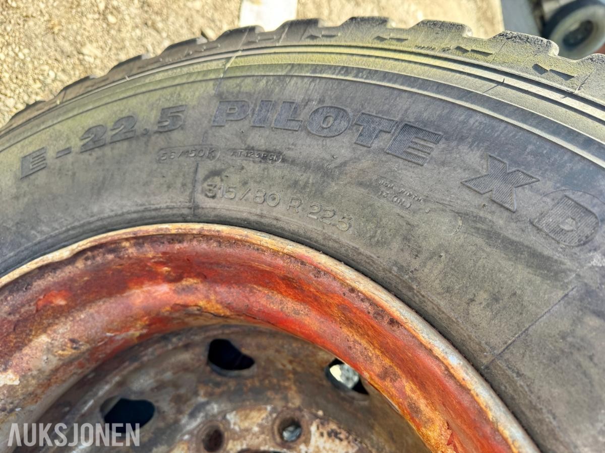 4 stk Michelin Anleggsdekk til Lastebil – 315/80 R22,5