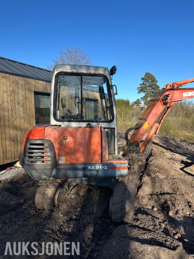 1999 Kubota Kx 91-2 minigraver - mva fri