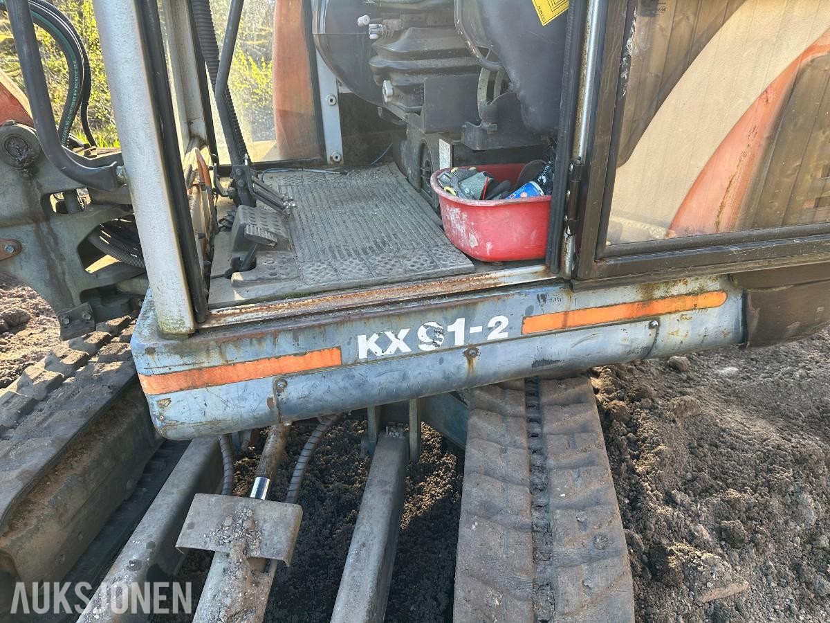 1999 Kubota Kx 91-2 minigraver - mva fri