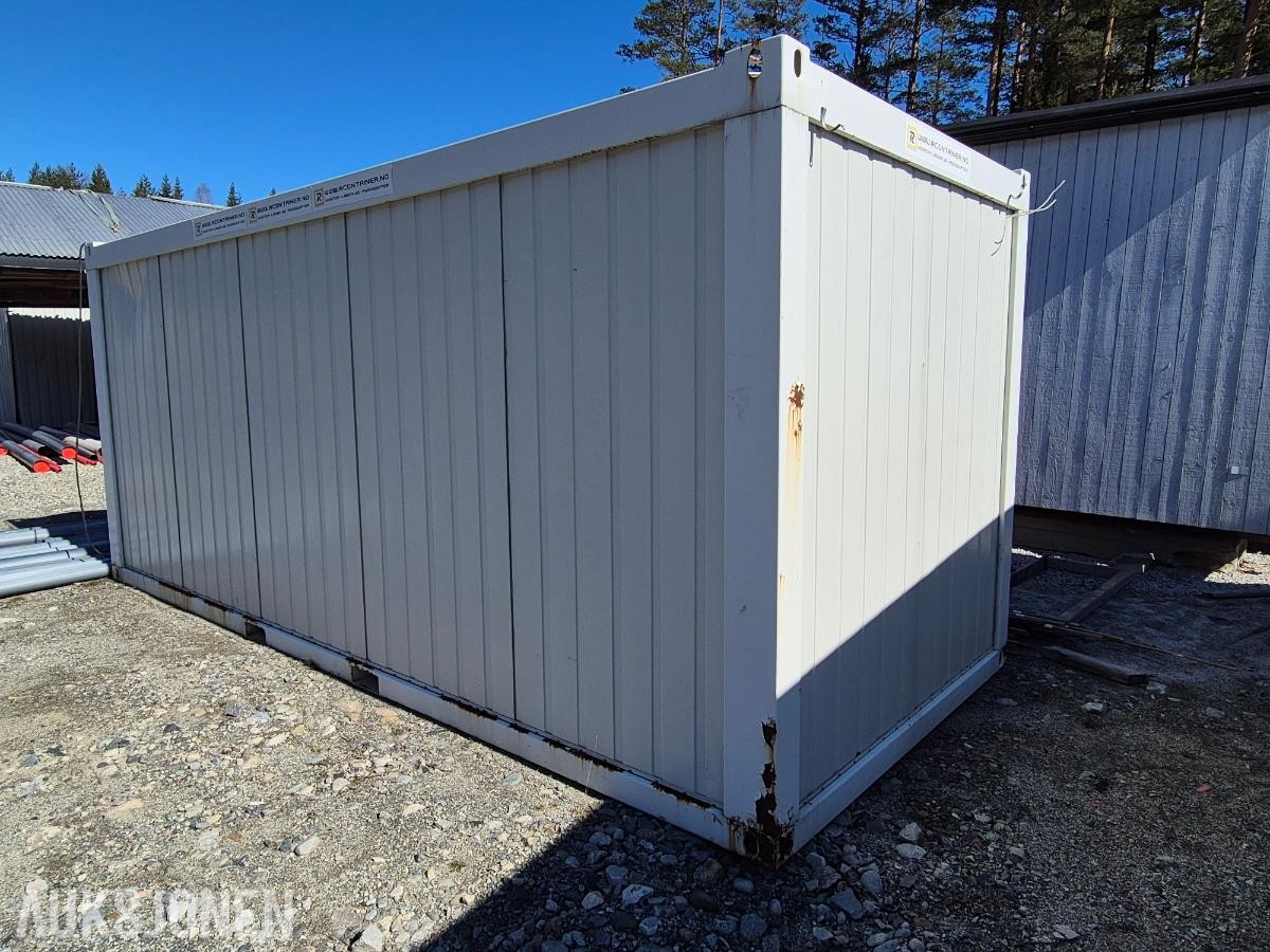 20 fots kontor / pauserom container, sandwich