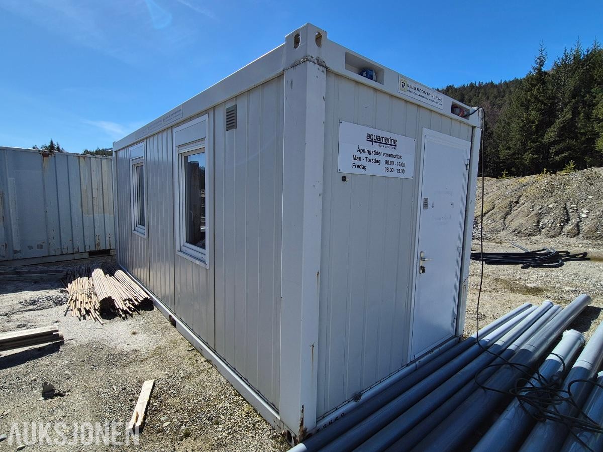 20 fots kontor / pauserom container, sandwich