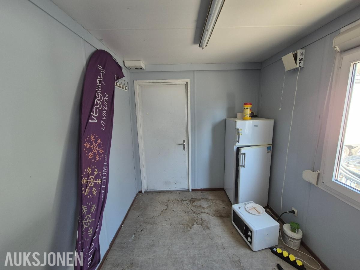 20 fots kontor / pauserom container, sandwich