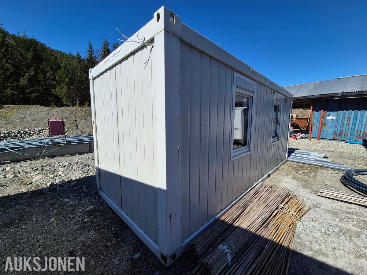 20 fots kontor / pauserom container, sandwich