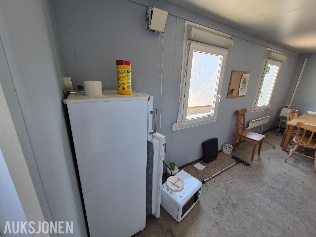 20 fots kontor / pauserom container, sandwich