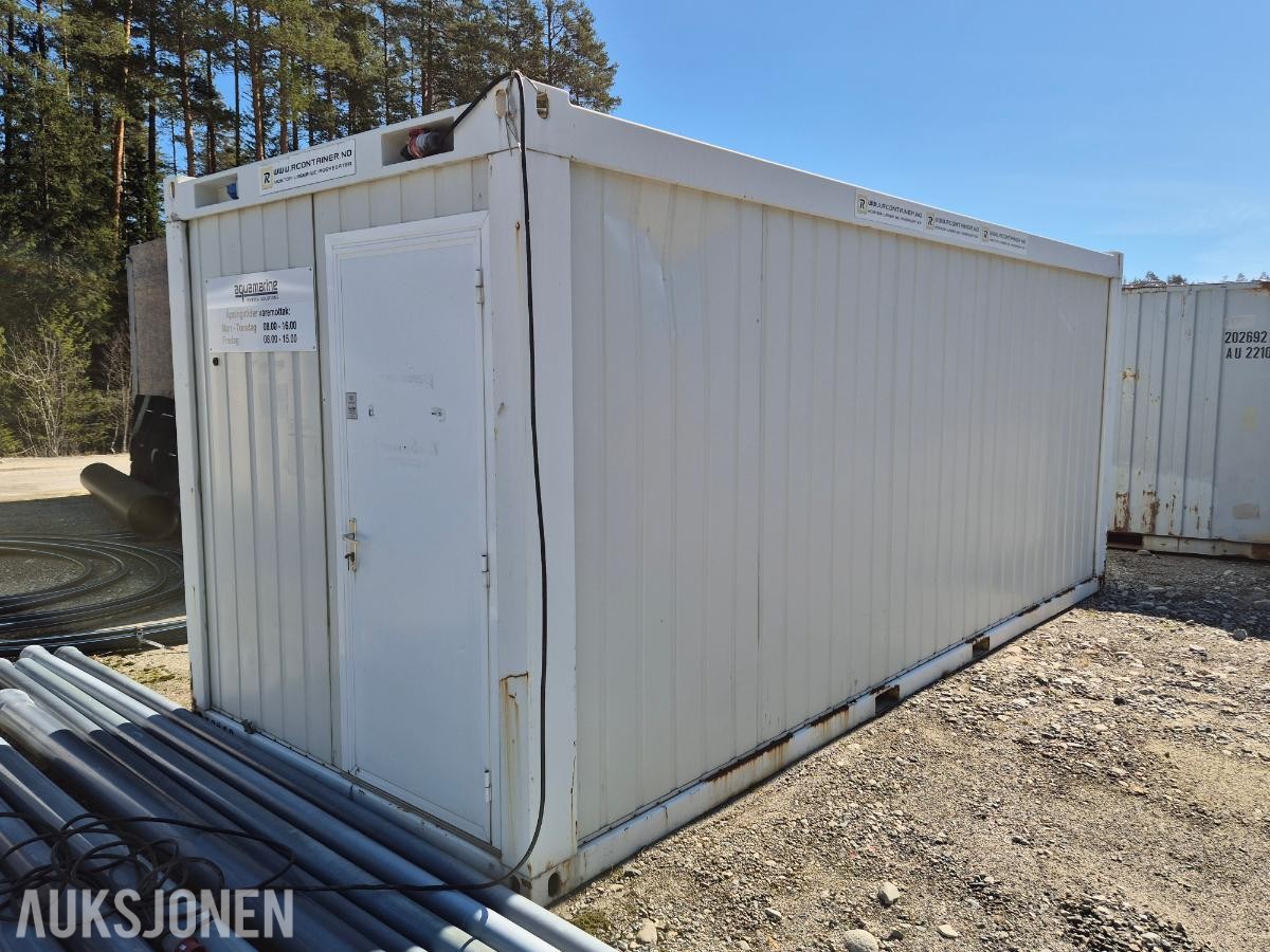 20 fots kontor / pauserom container, sandwich
