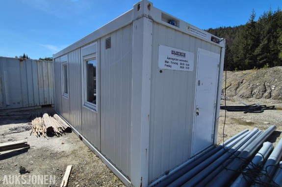 20 fots kontor / pauserom container, sandwich